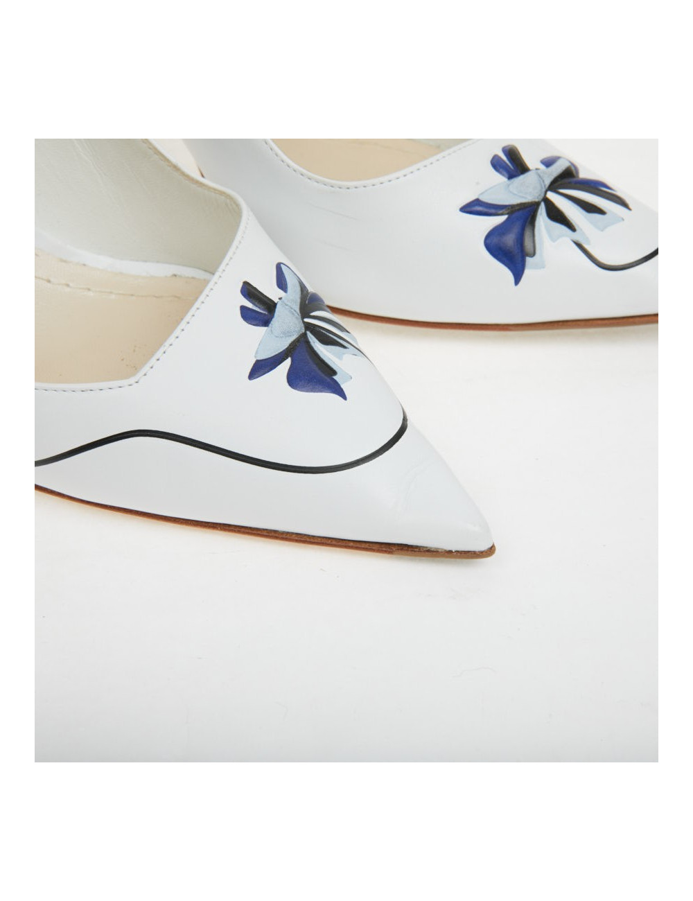 Escarpins DIOR T38 "Paradise" blanc