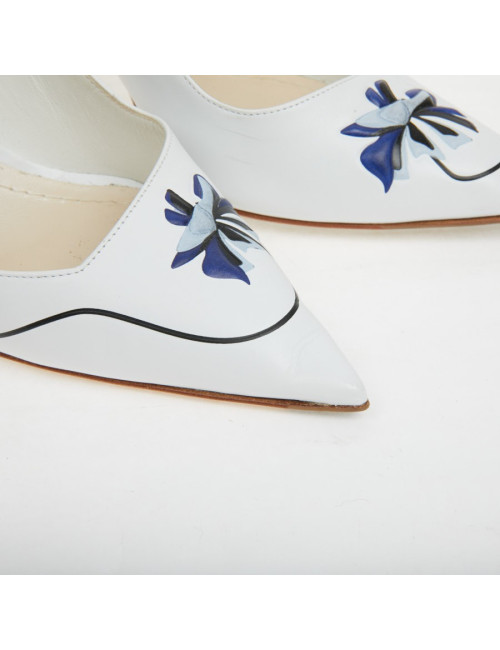 Escarpins DIOR T38 "Paradise" blanc