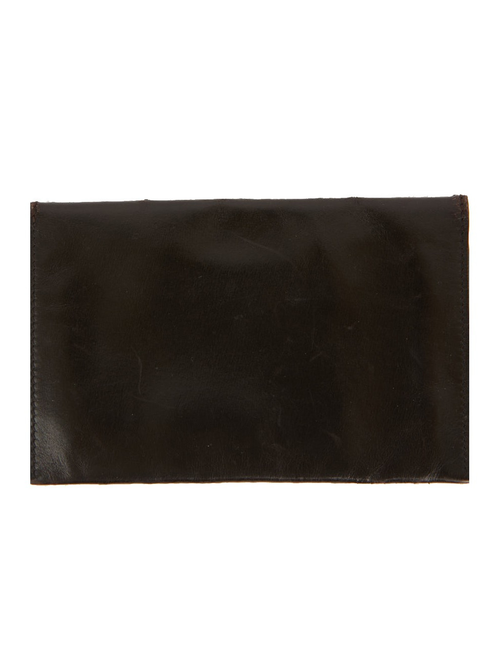 Porte carte HERMES cuir box marron