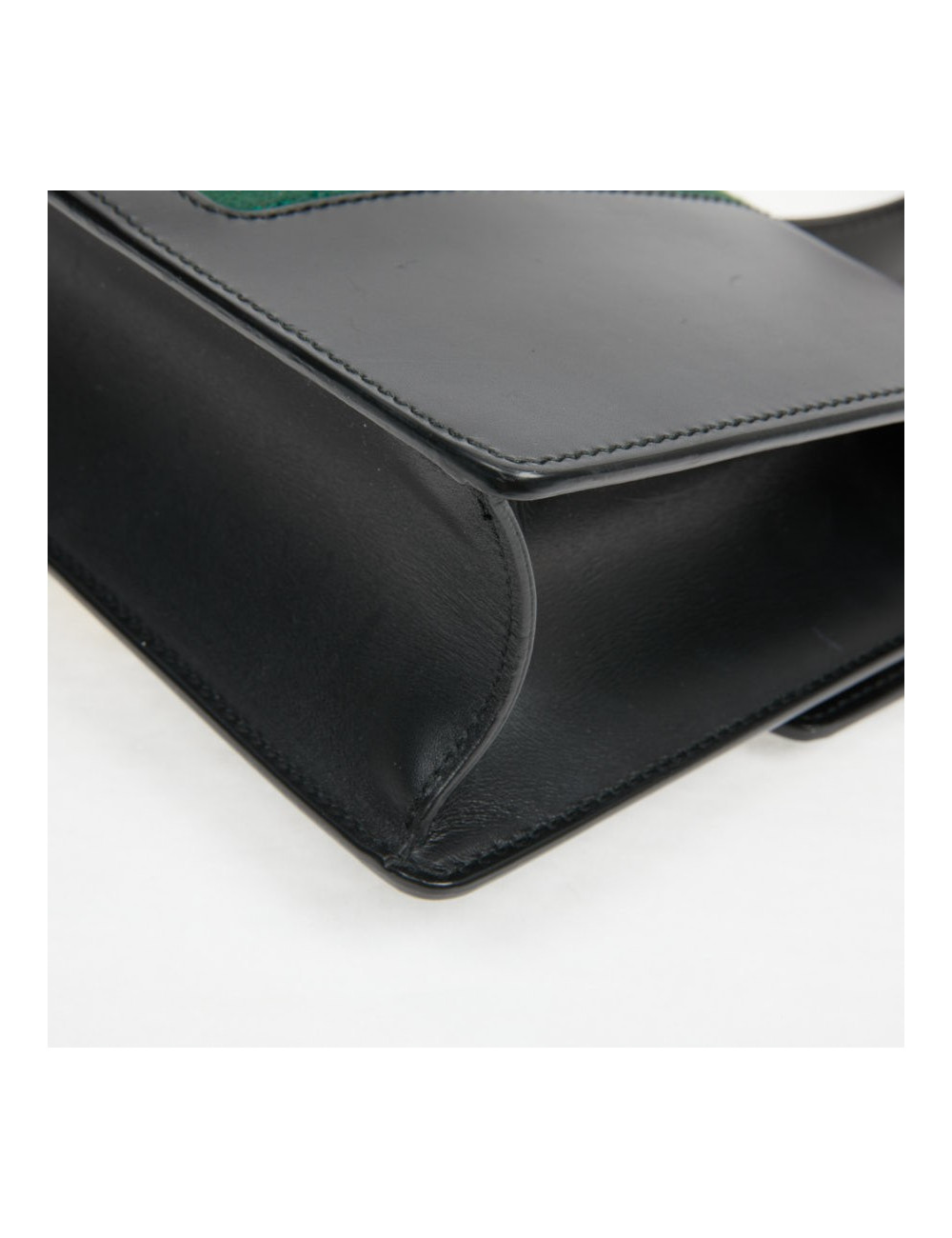 Sac à main Sylvie GUCCI  TM cuir lisse noir