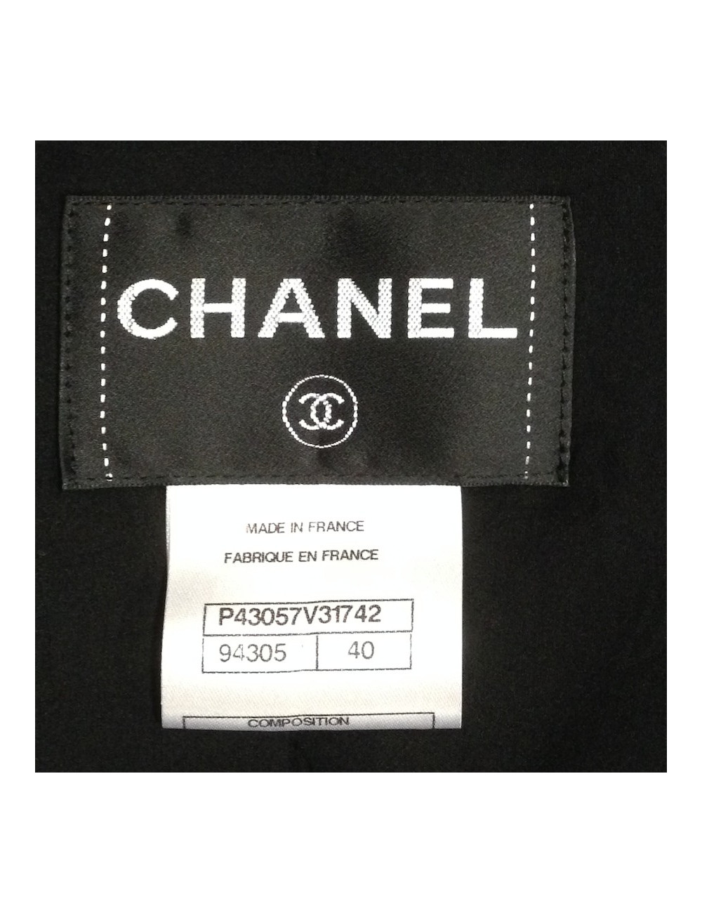 Veste croisé CHANEL avec Blazon T40