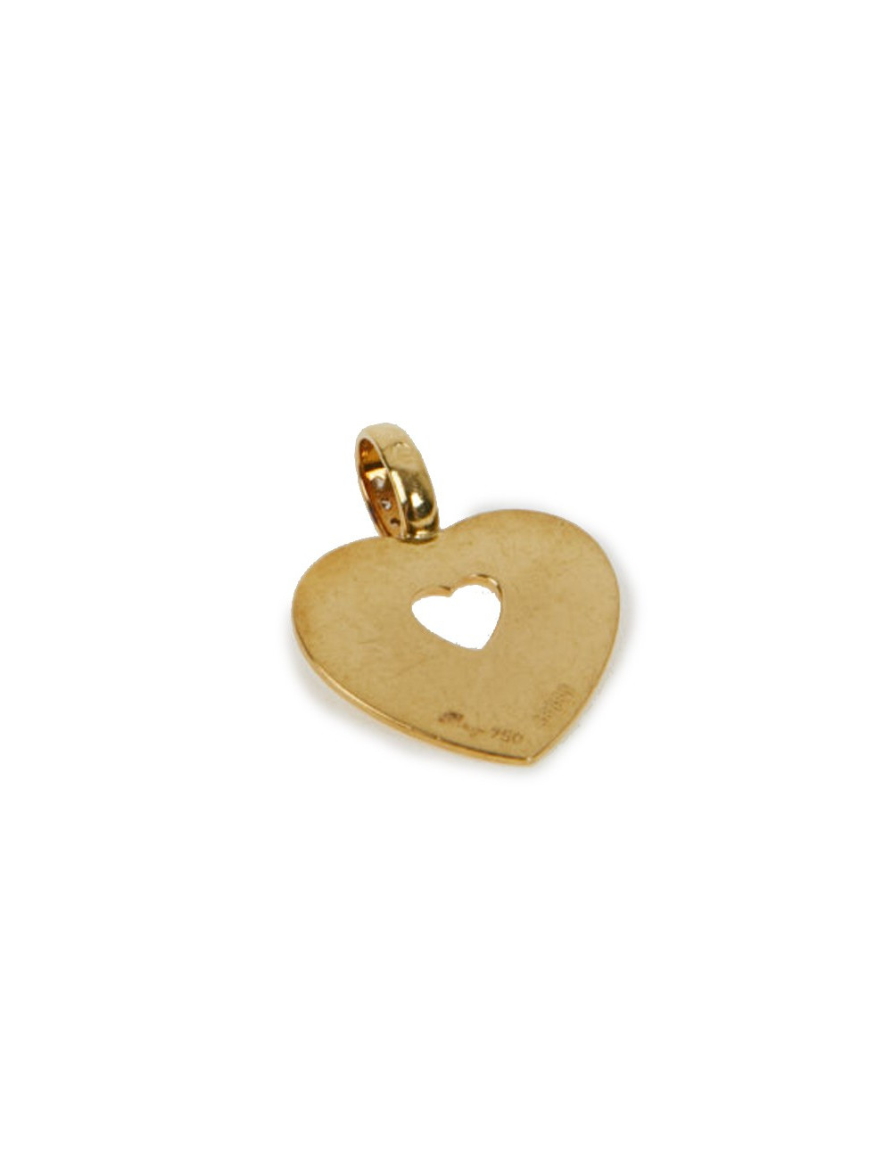 POIRAY Coeur secret pendant in 18 carats gold