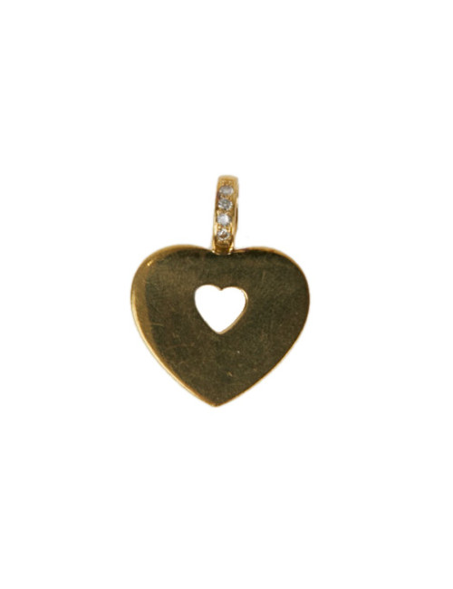 POIRAY Coeur secret pendant in 18 carats gold