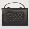CHANEL Flap bag in black smooth and quilted leather