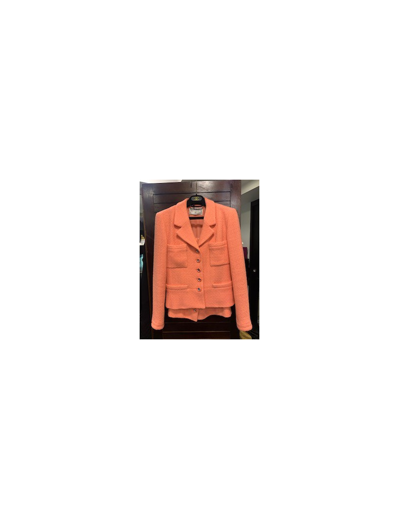 Ensemble rose CHANEL jupe et veste