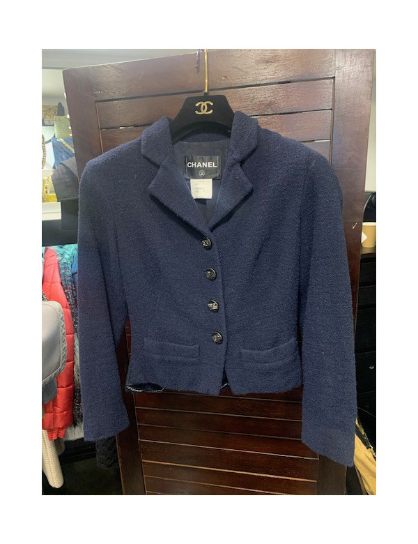 Veste CHANEL T 36 bleue