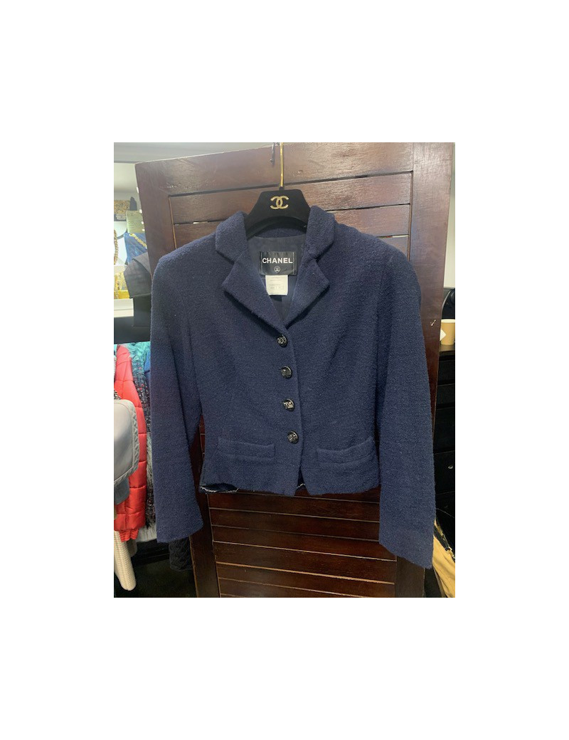 Veste CHANEL T 36 bleue
