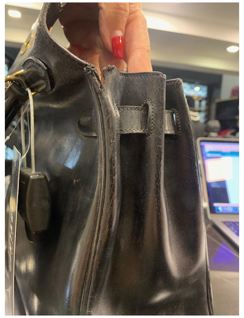 Kelly 32 HERMES box noir