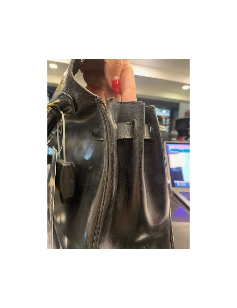 Kelly 32 HERMES box noir