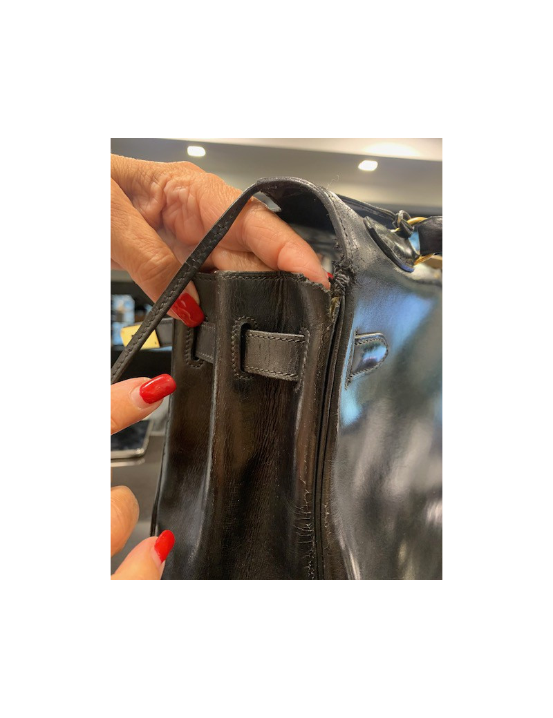 Kelly 32 HERMES box noir