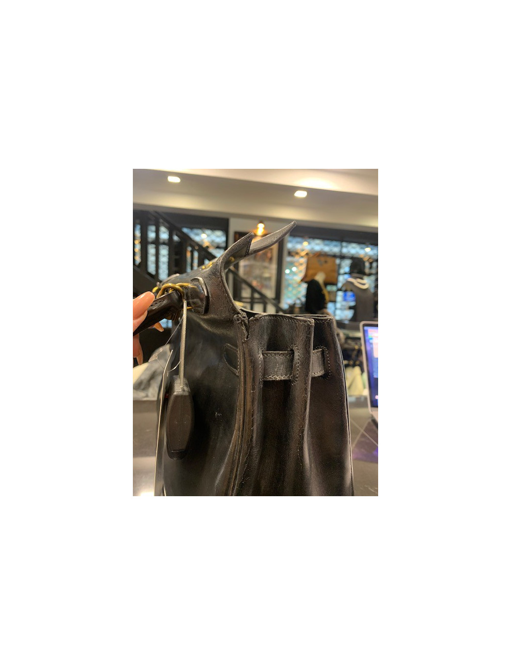 Kelly 32 HERMES box noir