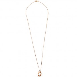 Collier Love CARTIER or rose 750/°°°
