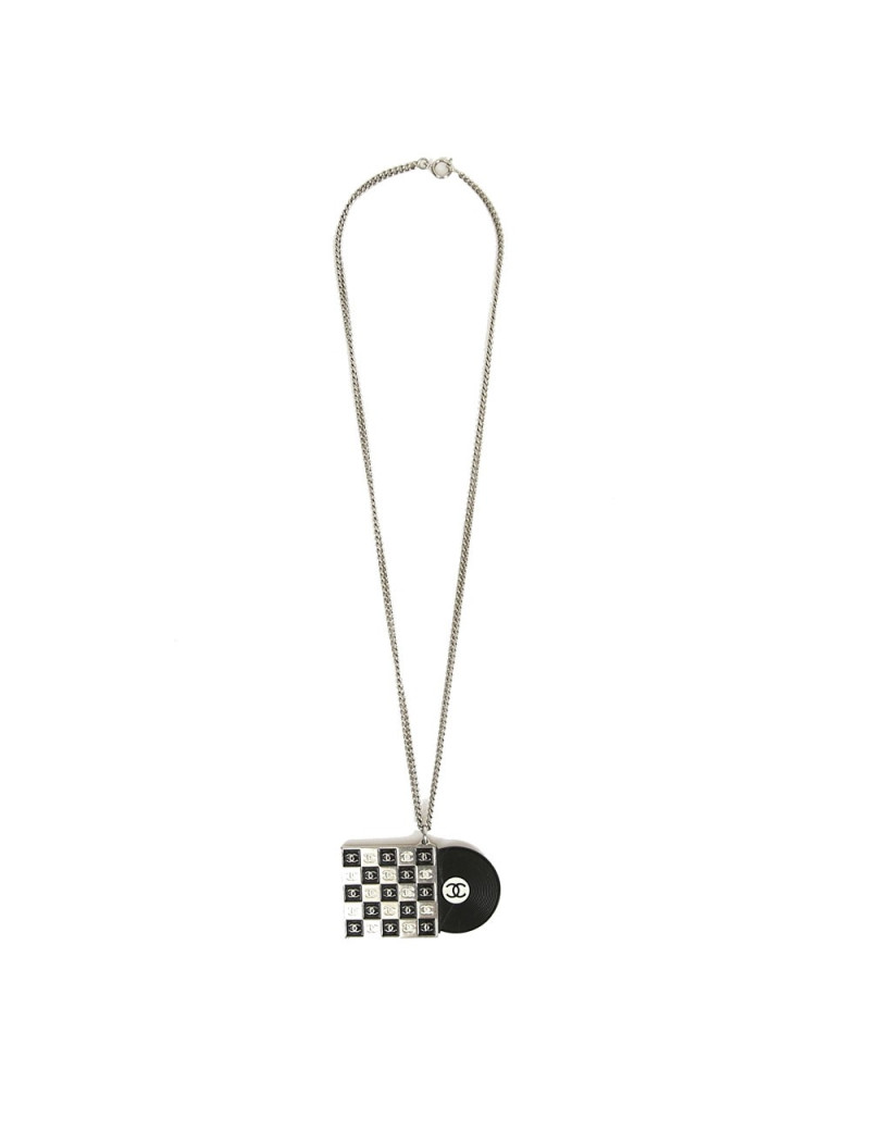 Pendentif CHANEL métal argent