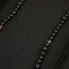 Sautoir CHANEL perles noires