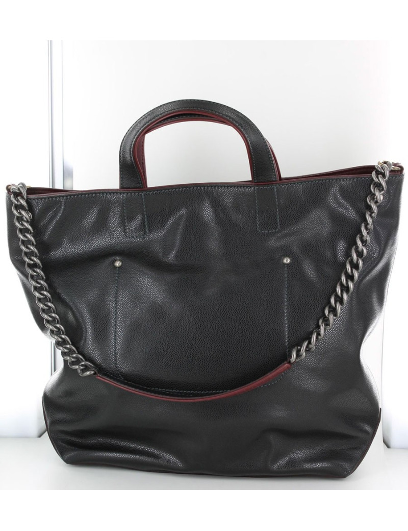 Cabas CHANEL veau caviar noir