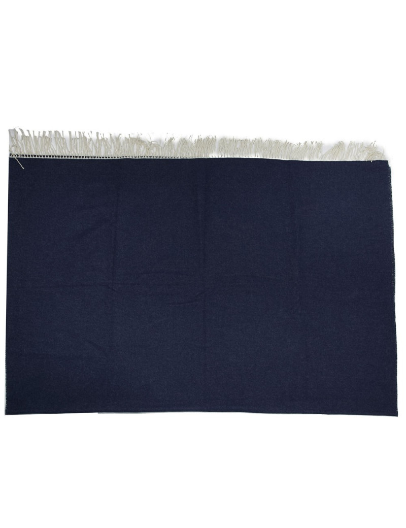 Plaid CHANEL bicolore laine et cachemire