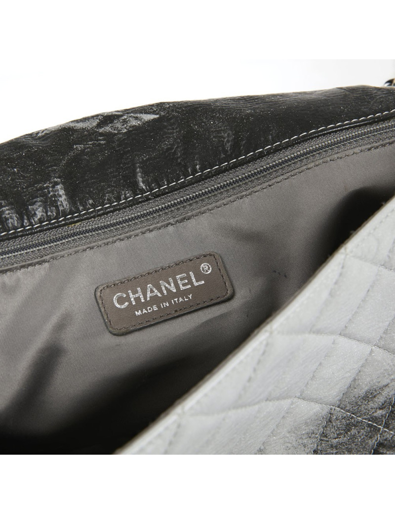 Sac CHANEL Timeless gris dégradé 