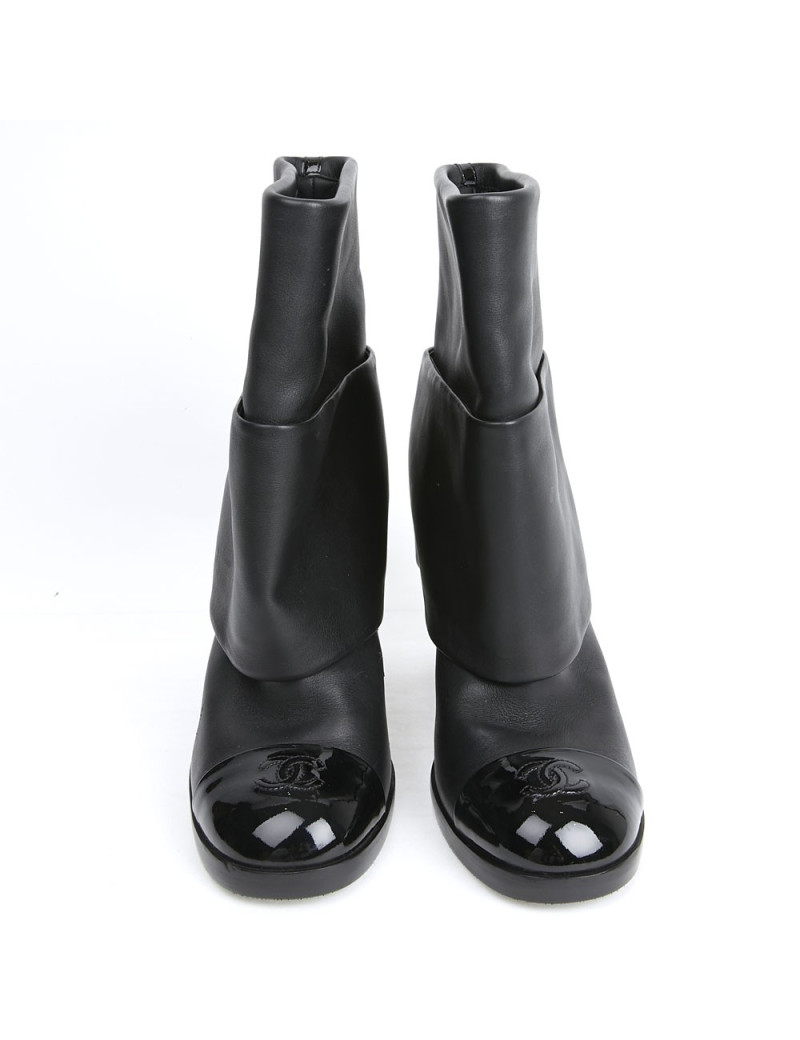 Mi bottes T 42 C CHANL noires