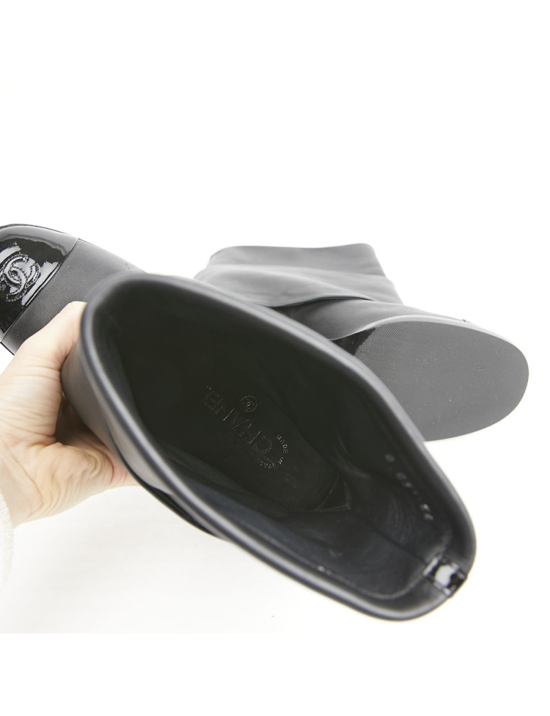 Mi bottes T 42 C CHANL noires