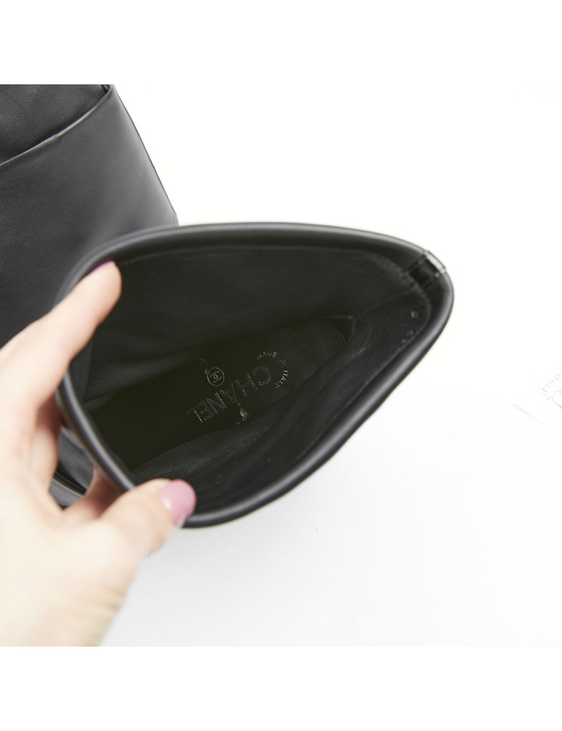 Mi bottes T 42 C CHANL noires