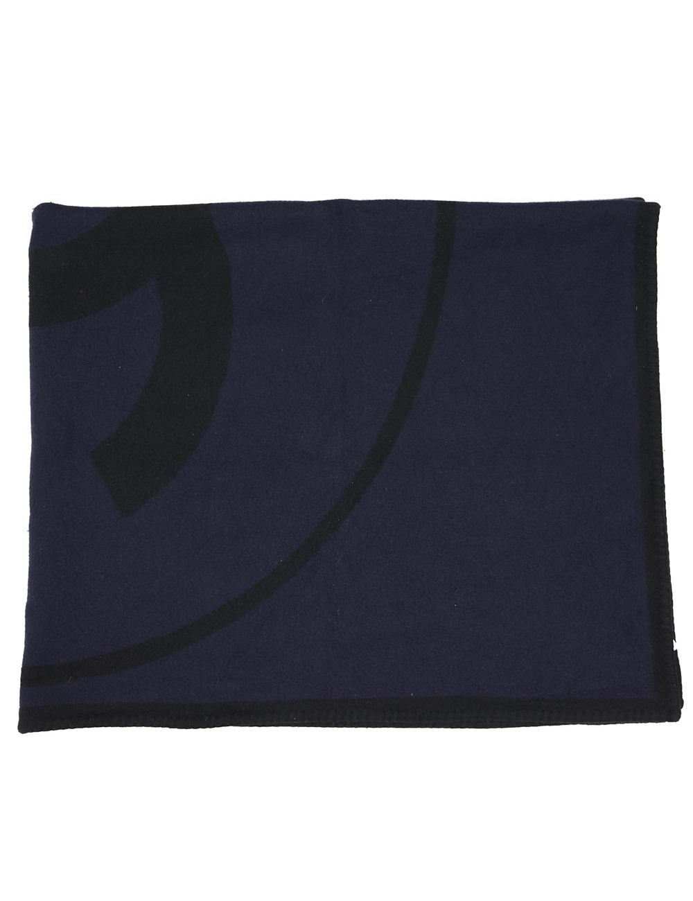 Plaid CHANEL bleu CC noir