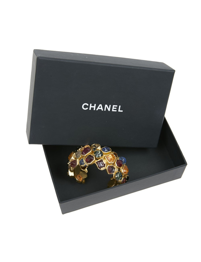 Manchette CHANEL cabochons 