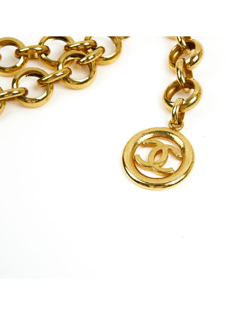 Ceinture Vintage CHANEL chaîne dorée