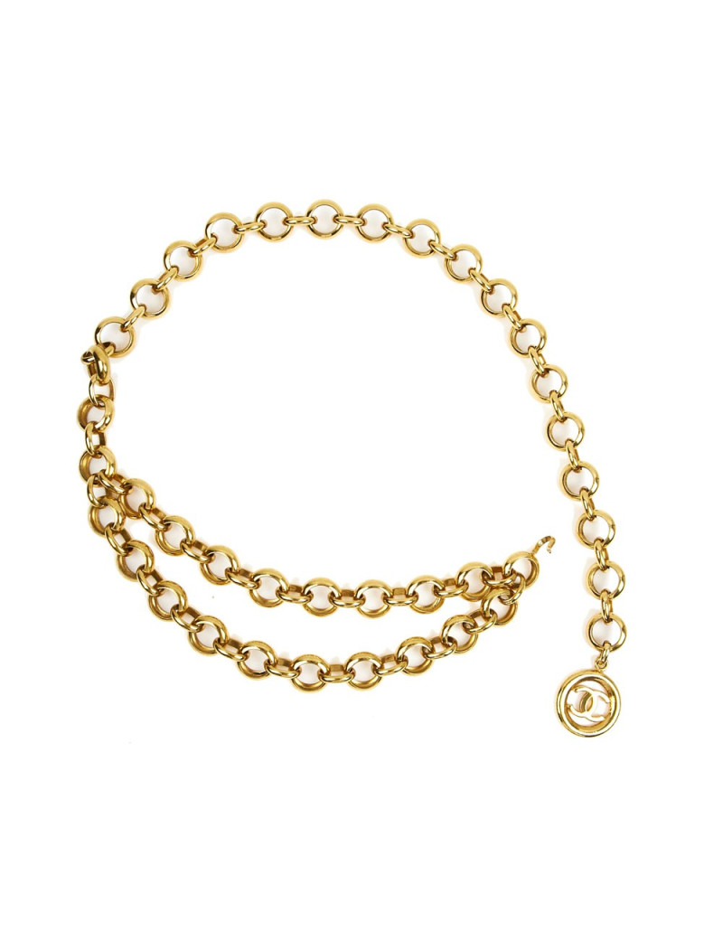 Ceinture Vintage CHANEL chaîne dorée