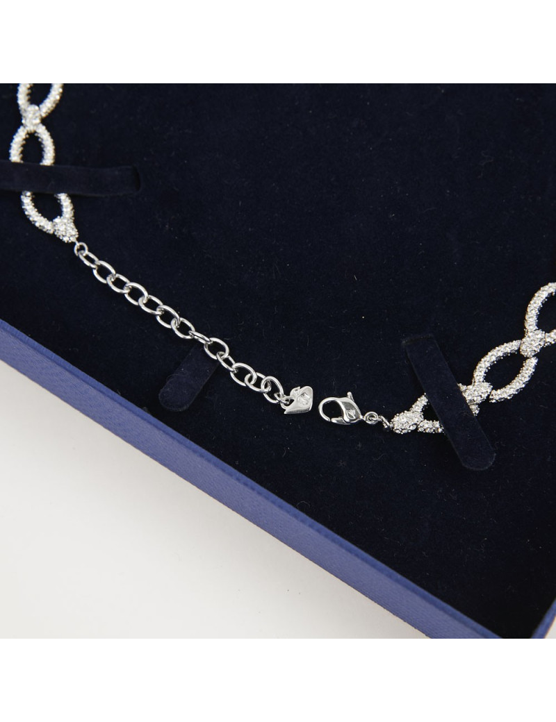 Parure SWAROVSKI ras de cou et boucle d'oreilles