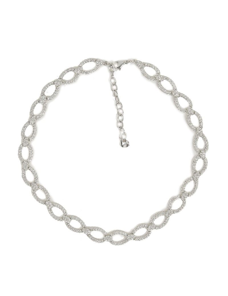 Parure SWAROVSKI ras de cou et boucle d'oreilles