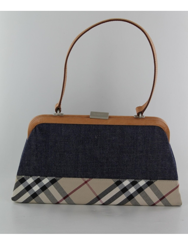 Sac Burberry Jeans et motif écossais
