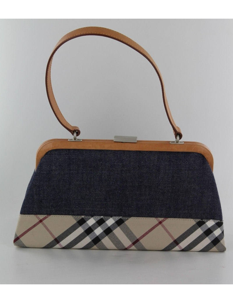 Sac Burberry Jeans et motif écossais