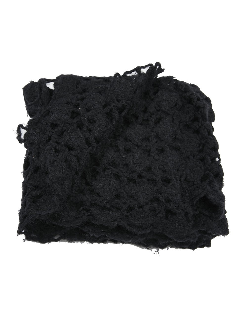 Etole CHANEL tricotée en laine noire