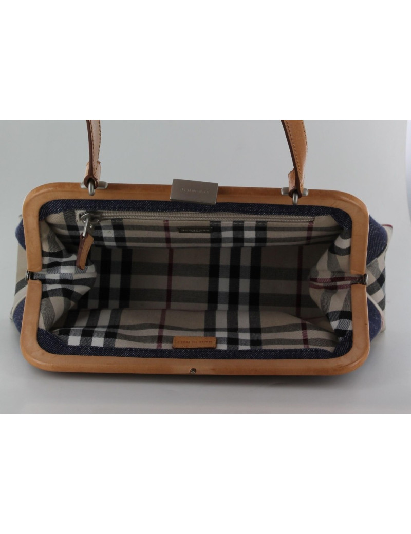 Sac Burberry Jeans et motif écossais