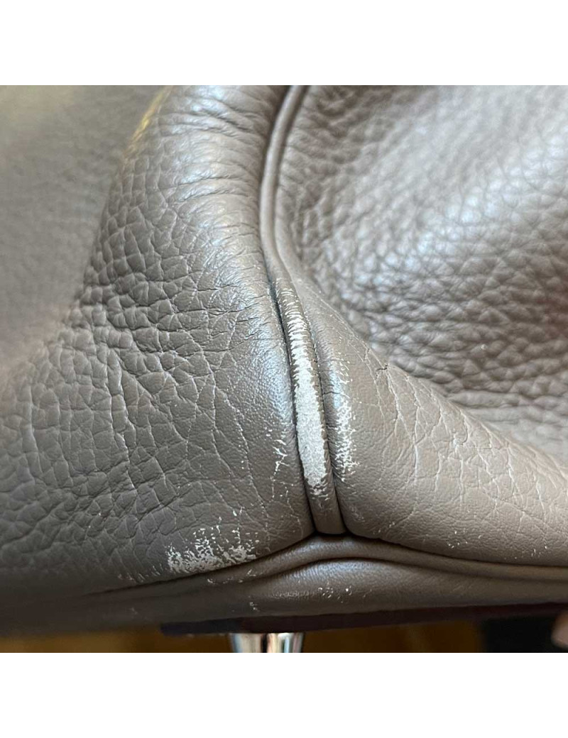 Birkin 40 étoupe cuir grainé