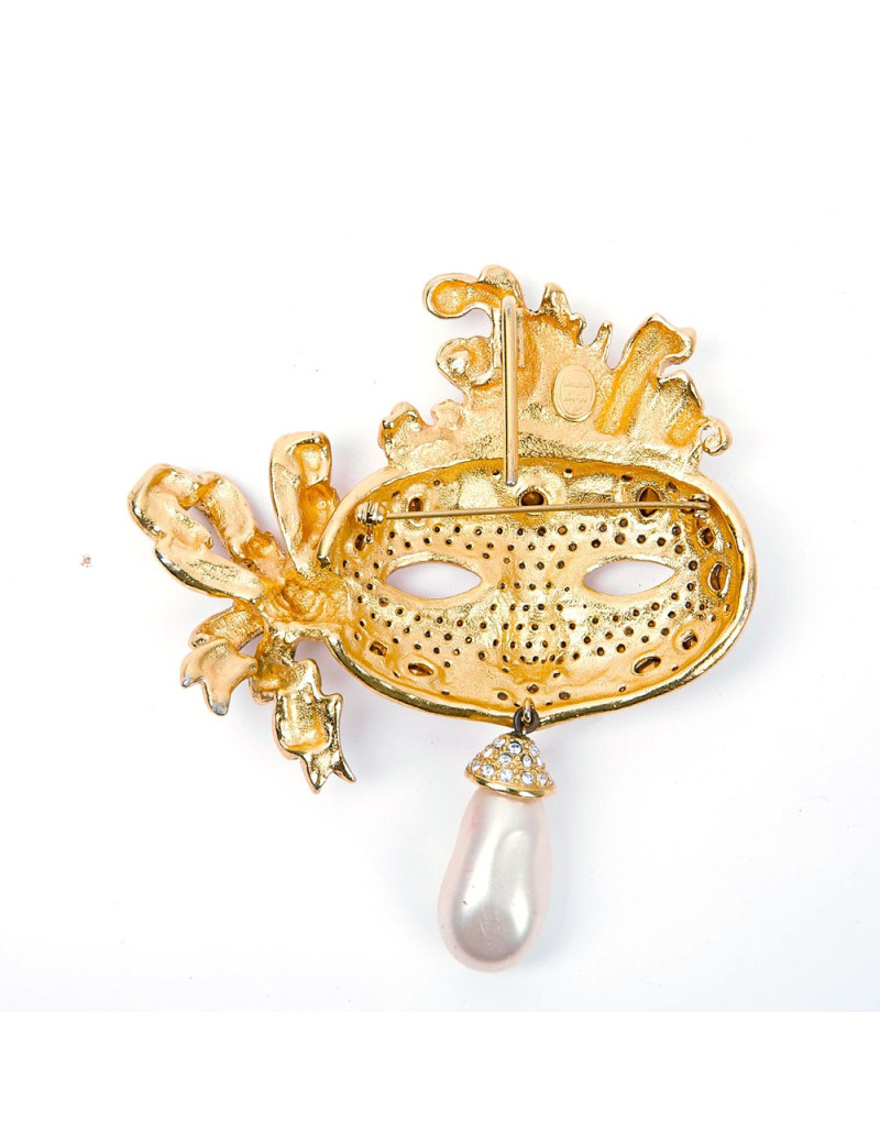 Broche masque CHRISTIAN DIOR 