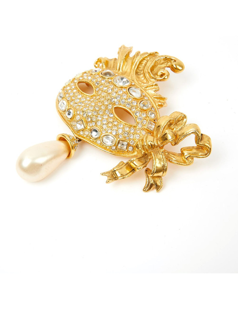 Broche masque CHRISTIAN DIOR 