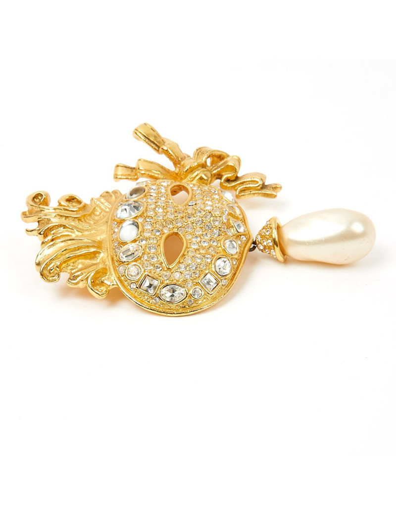 Broche masque CHRISTIAN DIOR 