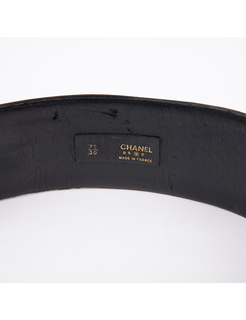 Ceinture Vintage chanel tete de lion T75