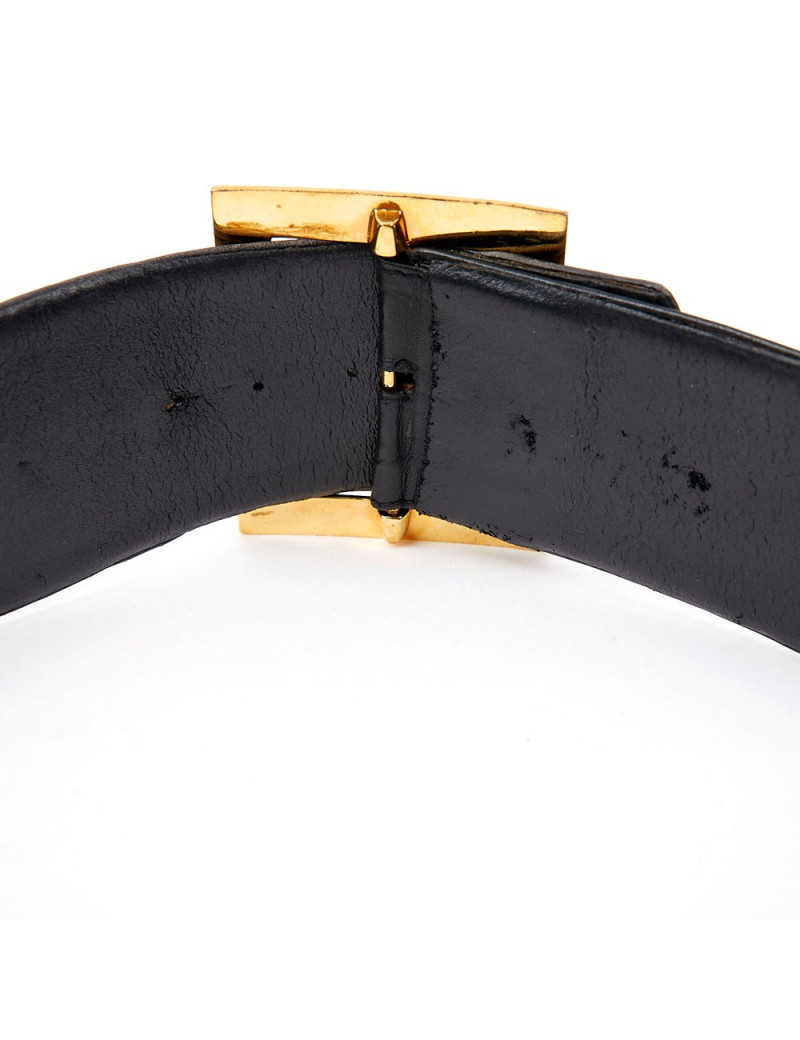 Ceinture Vintage chanel tete de lion T75