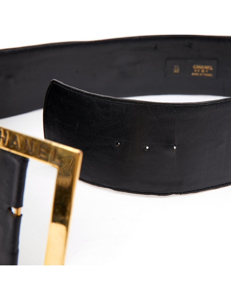 Ceinture Vintage chanel tete de lion T75