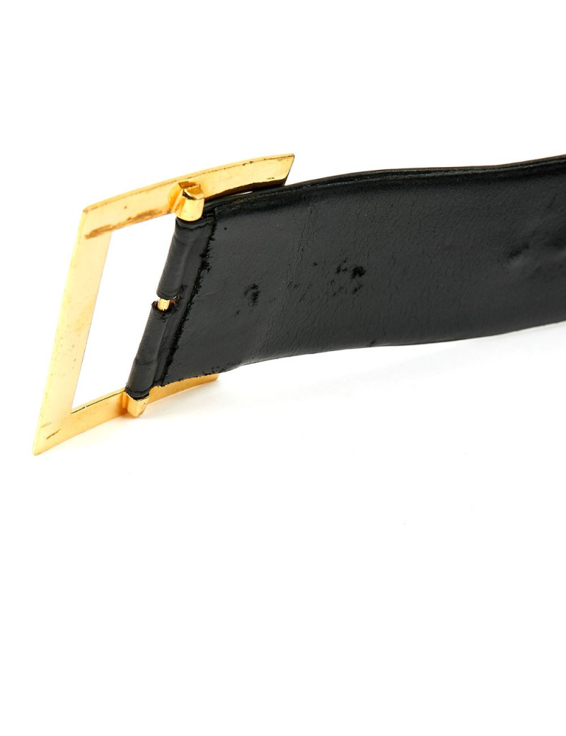 Ceinture Vintage chanel tete de lion T75