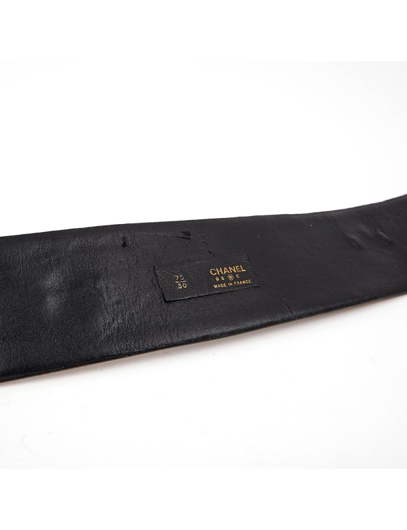 Ceinture Vintage chanel tete de lion T75