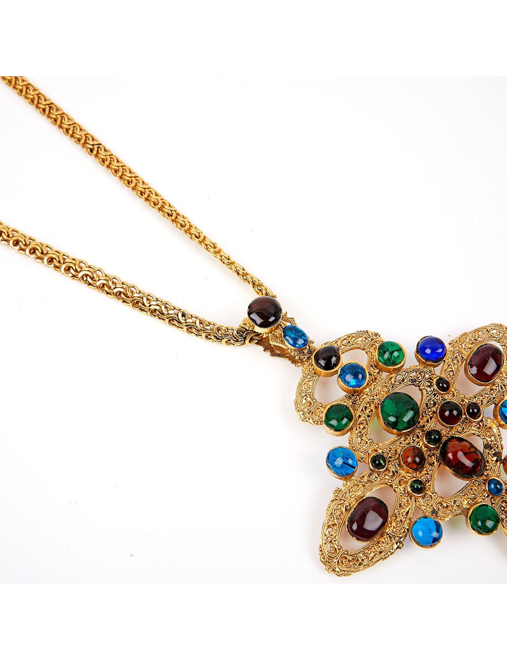 Sautoir croix MARGUERITE DE VALOIS 