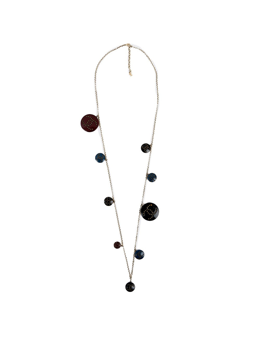 Sautoir CHANEL CC breloques 