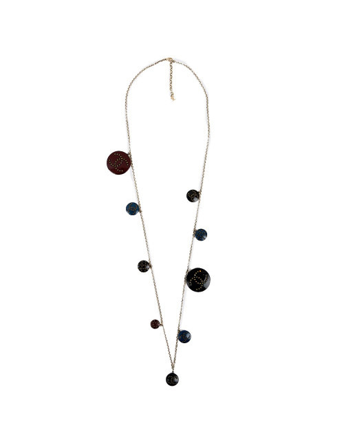 Sautoir CHANEL CC breloques 