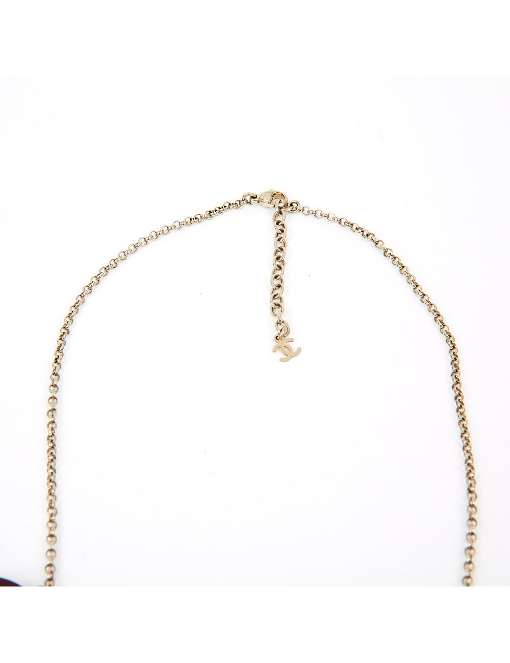 Sautoir CHANEL CC breloques 