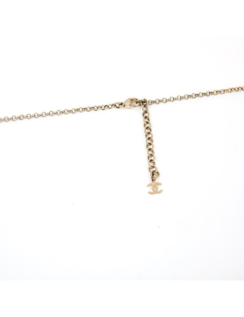 Sautoir CHANEL CC breloques 