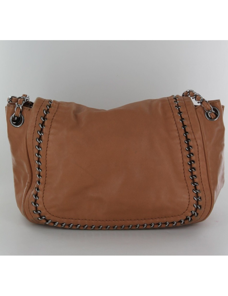 Sac CHANEL marron clair