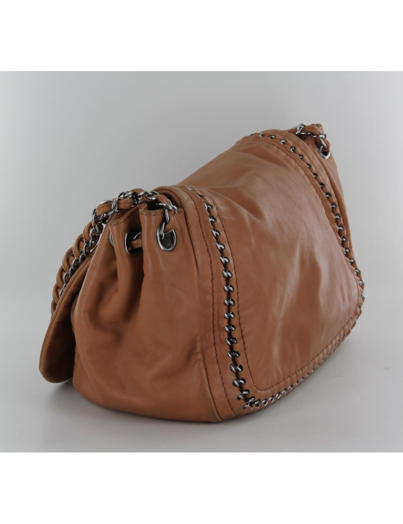 Sac CHANEL marron clair